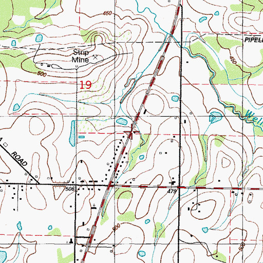 Topographic Map of Emergency Medical Services of Le Flore County Station 4 Pocola, OK