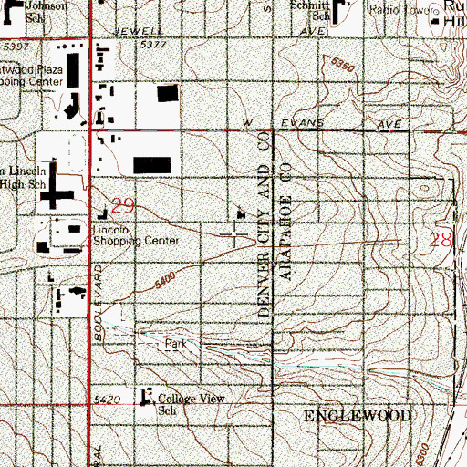 Topographic Map of Vietnamese Buddhist Congregation of Colorado, CO