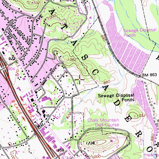 Topographic Map of Atascadero, CA