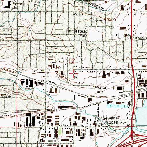 Topographic Map of Agape Life Church, CO