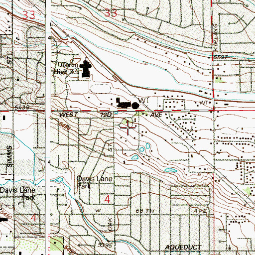 Topographic Map of Maranatha Christian Center, CO