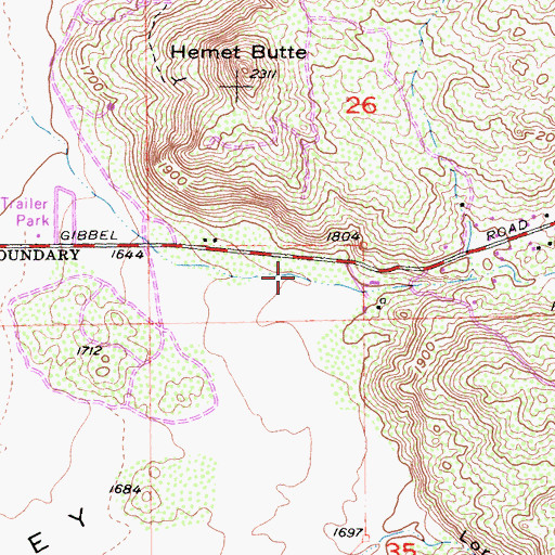 Topographic Map of Avery Canyon, CA