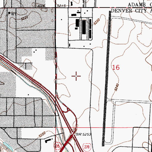 Topographic Map of GMF Finance Post Office, CO