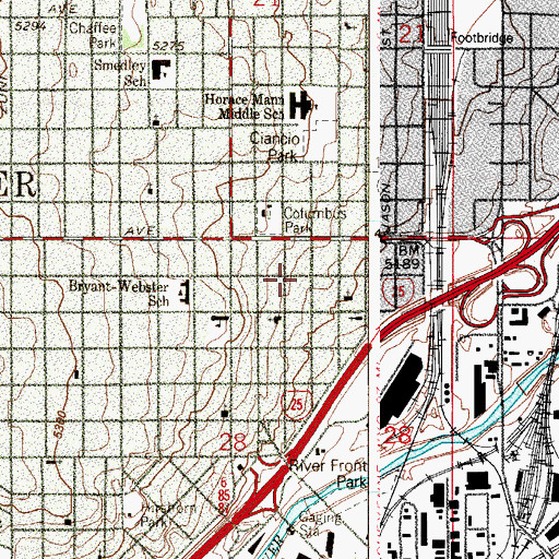 Topographic Map of The Bug Theater, CO