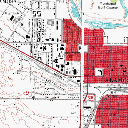 Topographic Map of Church of Jesus Christ of Latter - day Saints, CO