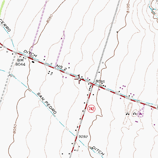 Topographic Map of Kingdom Hall of Jehovah's Witnesses, CO