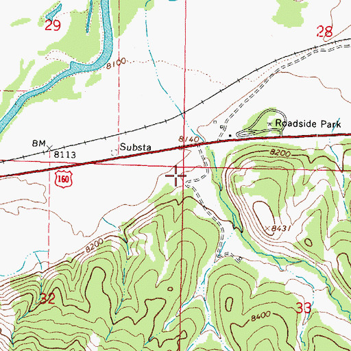 Topographic Map of New Hope Community Church, CO
