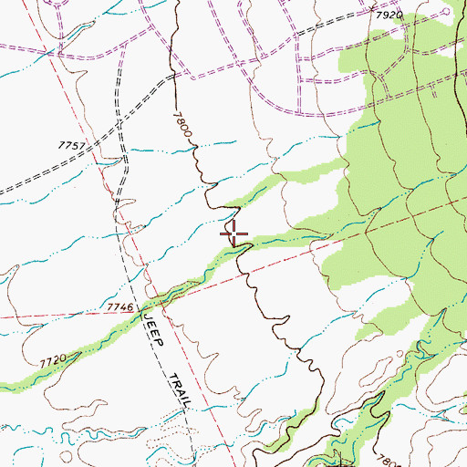 Topographic Map of San Luis Valley Tibetan Church, CO