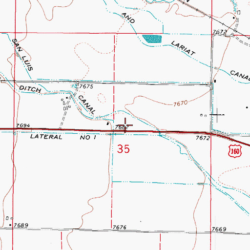 Topographic Map of Kingdom Hall of Jehovah's Witnesses, CO