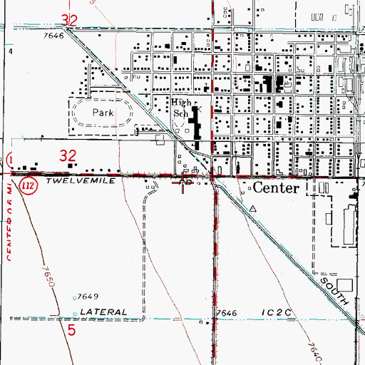 Topographic Map of Church of Jesus Christ of Latter - day Saints, CO