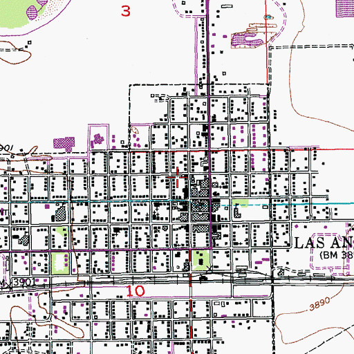 Topographic Map of Friends Church, CO
