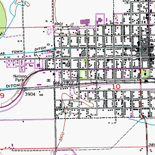 Topographic Map of Seed and Supply Church, CO