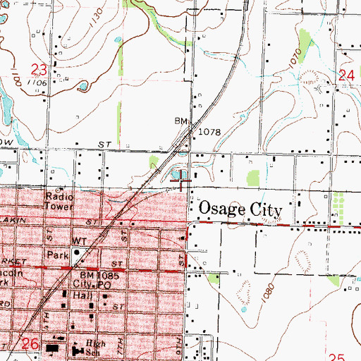 Topographic Map of American Medical Response, KS