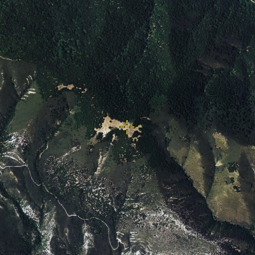 Aerial/Satellite Image of Bald Mountain, CA