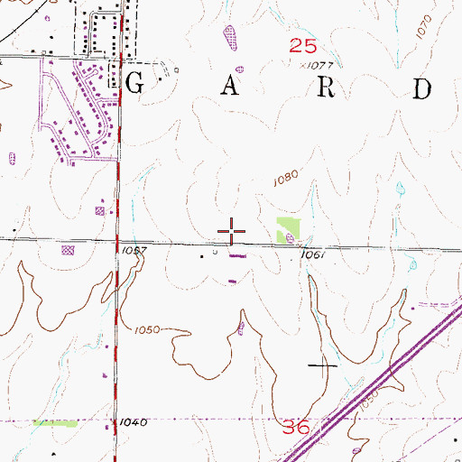 Topographic Map of Johnson County Medical Action Station 132, KS