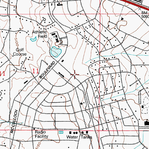 Topographic Map of Pueblo County Sheriff's Office West Substation, CO