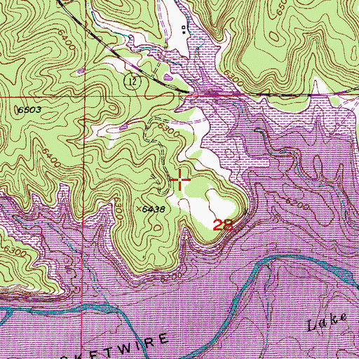 Topographic Map of Trinidad State Park Ranger Station, CO