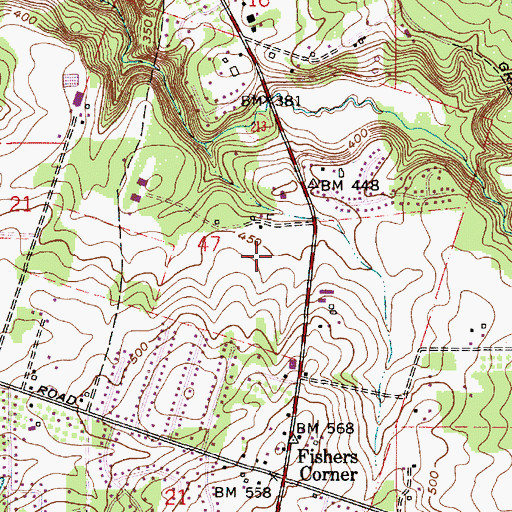 Topographic Map of Stone Creek Golf Club, OR
