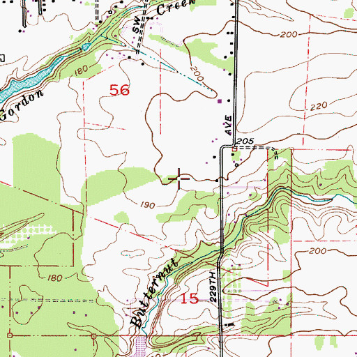 Topographic Map of The Reserve Vineyards and Golf Club, OR