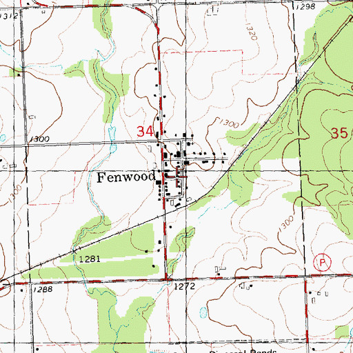 Topographic Map of Stratford Area Fire Department Station 3, WI