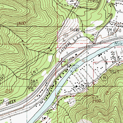 Topographic Map of Rogue River Sewage Treatment Plant, OR