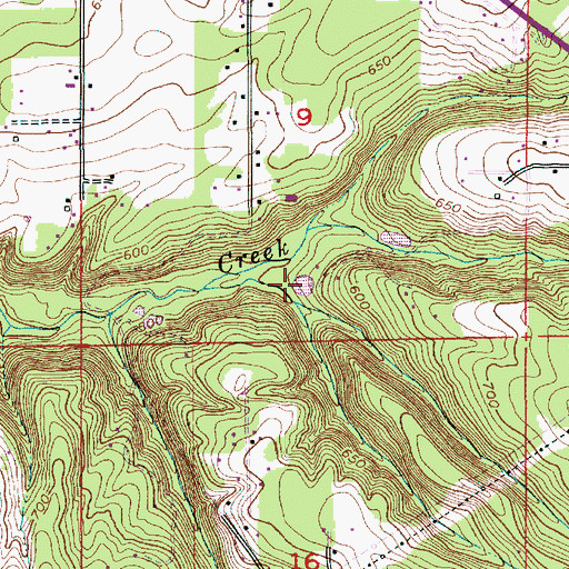 Topographic Map of Sandy Wastewater Treatment Plant, OR