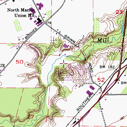 Topographic Map of Lakewood Utilities Sewage Treatment Plant, OR