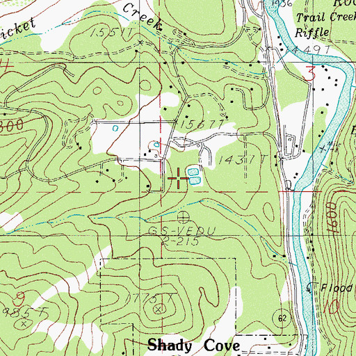 Topographic Map of Country View Mobile Estates Wastewater Treatment Facility, OR
