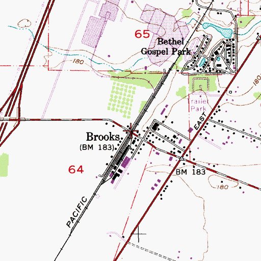 Topographic Map of Ogden Martin Systems of Marion, OR