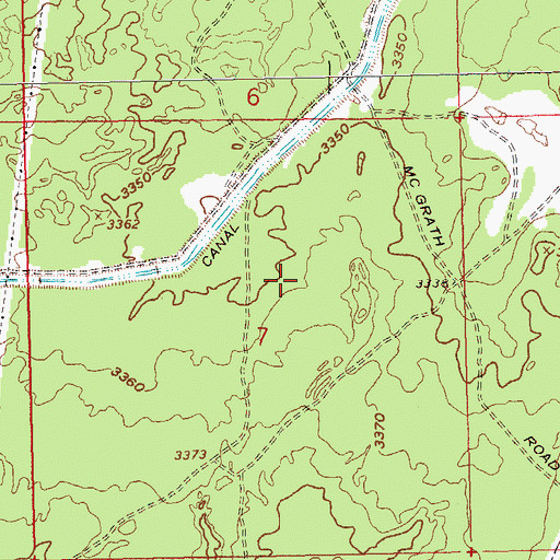 Topographic Map of Bend Wastewater Treatment Plant, OR