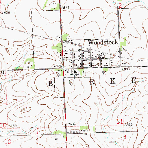 Topographic Map of New Life Treatment Center, MN
