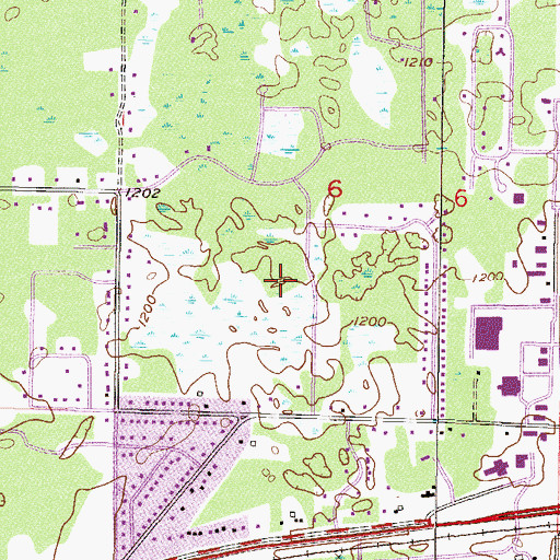 Topographic Map of Community Behavioral Health Hospital Baxter, MN