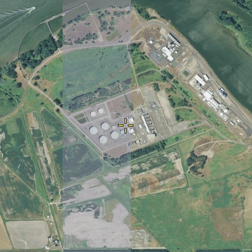 Aerial/Satellite Image of Beaver Power Plant, OR