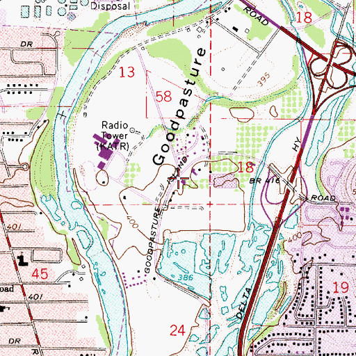Topographic Map of Northwest Natural Gas Company, OR