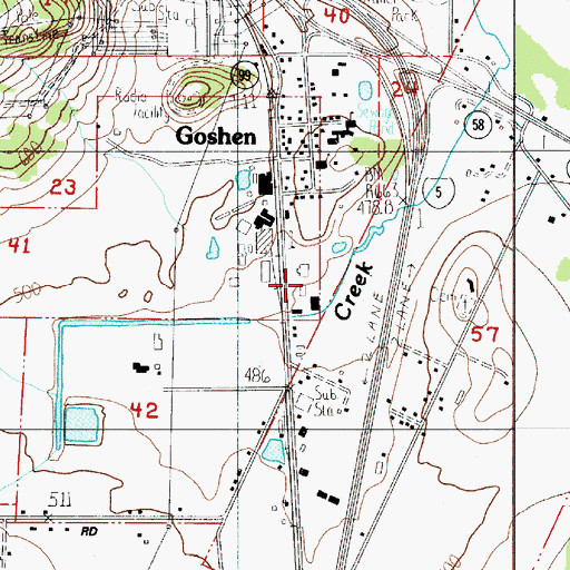 Topographic Map of Weyerhaeuser Timber, OR