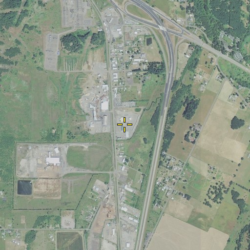 Aerial/Satellite Image of Weyerhaeuser Timber, OR