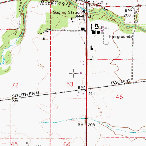 Topographic Map of Willamette Biomass Processor's, OR