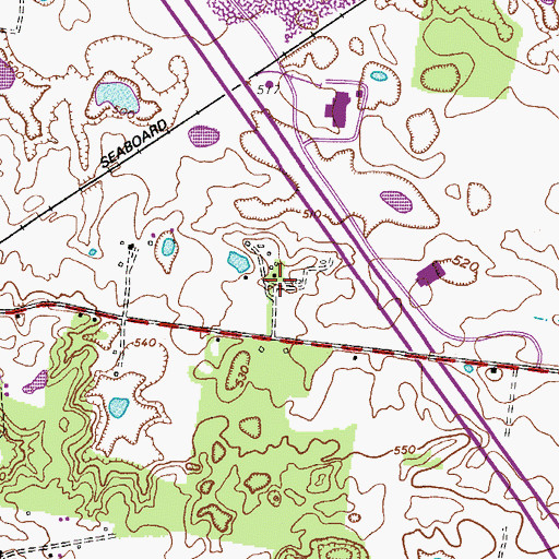 Topographic Map of Tennova Healthcare - Clarksville, TN