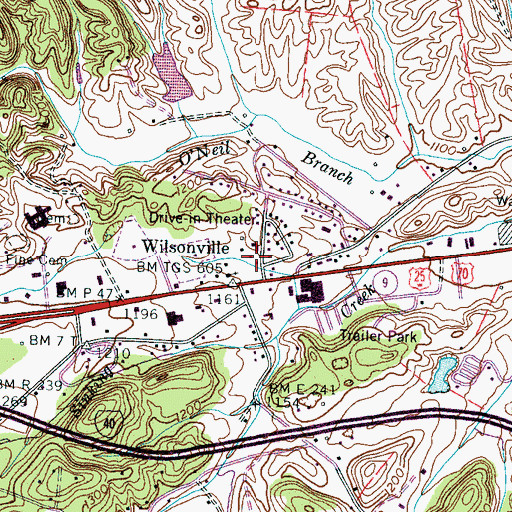 Topographic Map of Newport Rescue Squad, TN
