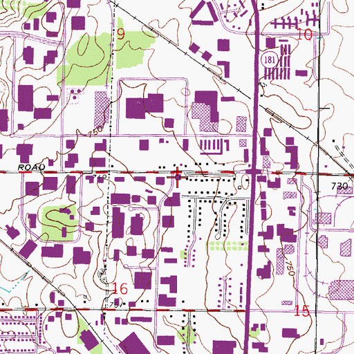 Topographic Map of Milwaukee Fire Department Engine 39, WI