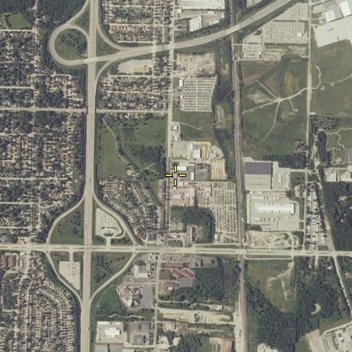 Aerial/Satellite Image of Milwaukee Fire Department Engine 14, WI