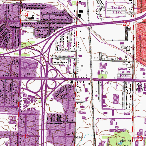 Topographic Map of Milwaukee Fire Department Engine 17, WI