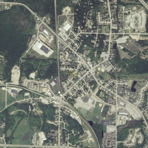 Aerial/Satellite Image of Slinger Fire Department, WI