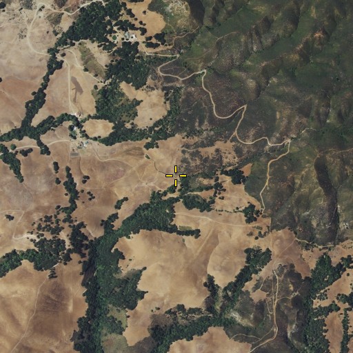 Aerial/Satellite Image of Bello Spring, CA