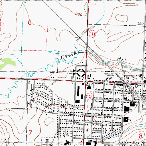 Topographic Map of Waunakee Area Emergency Medical Services, WI