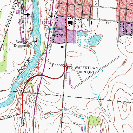 Topographic Map of Flight Care Company, WI