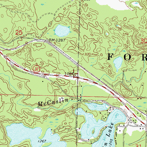 Topographic Map of Community Ambulance Service, WI