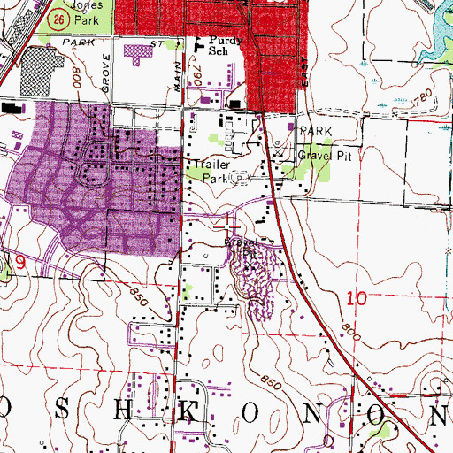 Topographic Map of Ryan Brothers Ambulance Fort Atkinson Station, WI