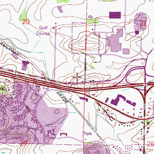 Topographic Map of Lifecare Hospitals of Wisconsin, WI