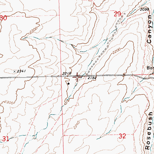 Topographic Map of Oregon Raceway Park, OR